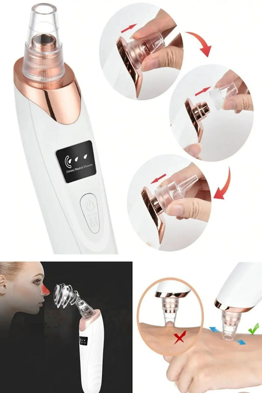 DİJİTAL GÖSTERGELİ 5 BAŞLIKLI CİLT TEMİZLEME VAKUM ALETİ