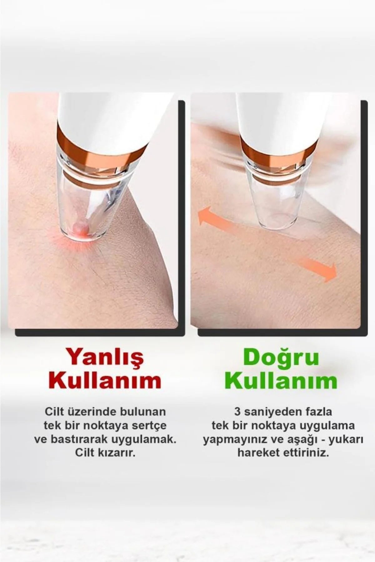 DİJİTAL GÖSTERGELİ 5 BAŞLIKLI CİLT TEMİZLEME VAKUM ALETİ