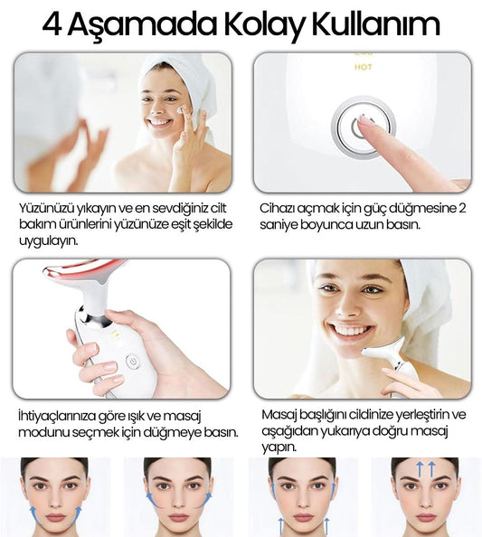Boyun & Yüz sıkılaştırıcı masaj cihazı